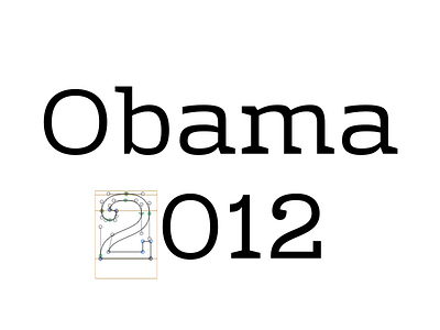 Rhodium – Obama 2012 font lettering type design typeface typography