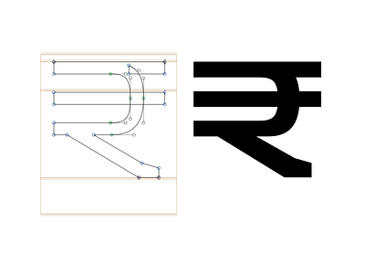 Rhodium – Indian Rupee font lettering type design typeface typography