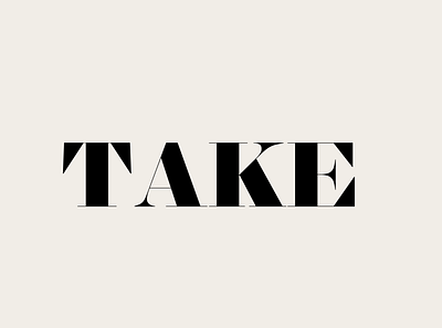 Take 2 font font design fonts lettering type type design typeface typography