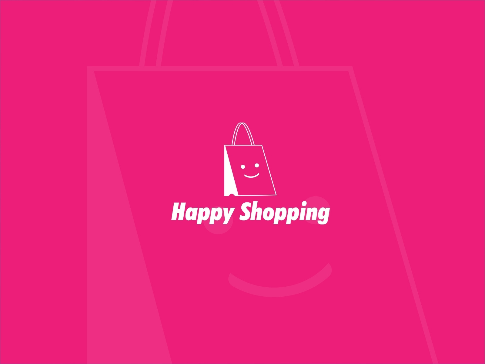 Happy Shopping logo by AMIR HOSSEN on Dribbble