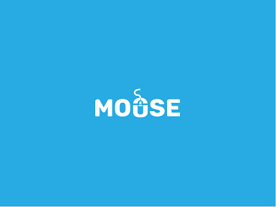 Mouse Typography Logo branding corporate logo design creative design design flat illustration illustrator logodesign minimal tecnology typography