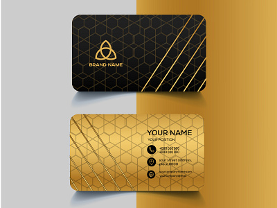 New Luxury business card branding business card design flat illustrator luxury design modern design professional business card unique design vector