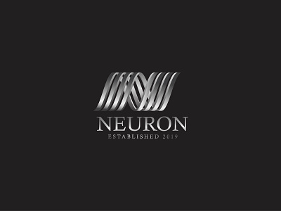 Neuron Logo 3d art branding creative design design flat illustration logo logodesign minimal typography vectorart