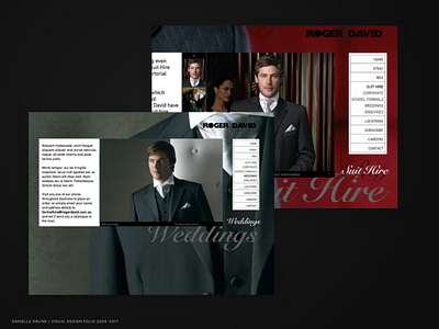 DTDigital 2008-2009 Roger david agency concept design landing page marketing campaign ui user interface web design