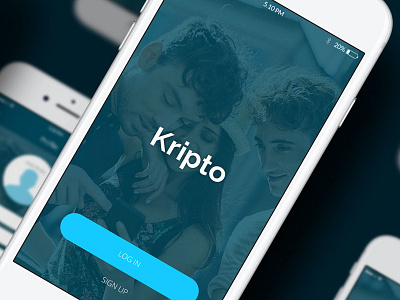 Kripto App Screens Showcase Presentation app design mobile app