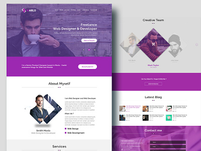 Marlo - Agency and Business Template agency business landing page web design website