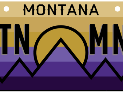 Montana State Plate