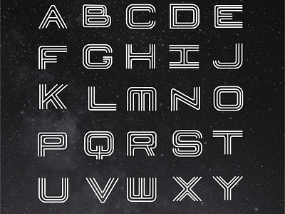 Astral - Typeface design typography