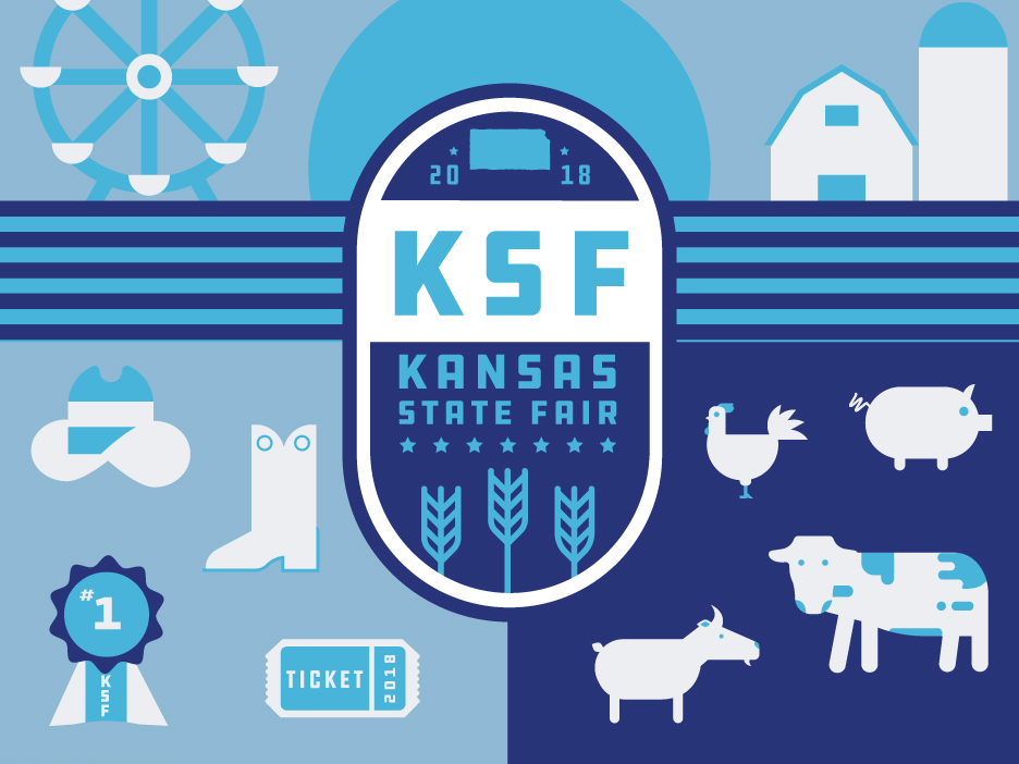 Kansas State Fair Poster by Killian Millner on Dribbble