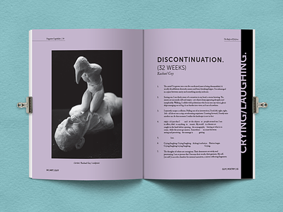 Negative Capability Journal: The Body in D[ist]ress fine arts journal layout magazine poetry publication design