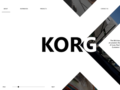 KORG Ceramics interactivedesign uiux