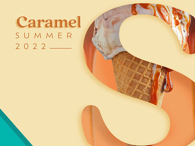 Caramel sumemer design graphic design photoshop