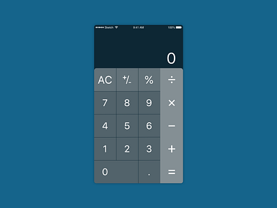 Daily UI 004 - Calculator app calculator dailyui design ui uiux ux visual design