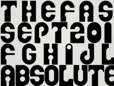 Typeface: Martina