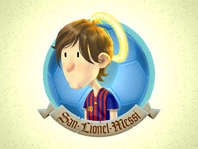 Saint Lio character character design football illustration painting people soccer