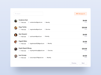 Transactions 100daychallenge buymeacoffee design payment product design table transaction ui ux