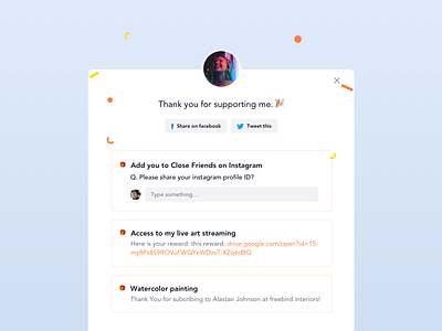 Thank you message ✨ 100dayschallenge app buymeacoffee design product design typography ux