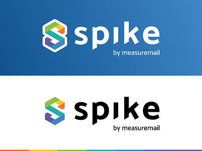 Spike - marketing automation platform by Measuremail branding idenity logo mark vector