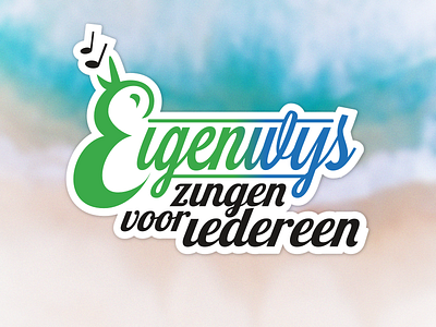 Logo Eigenwijs: singing teacher