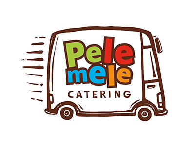 illustrations for the pele-mele brand catering illustration truck