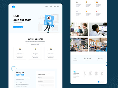 Join Our Team Webpage Design