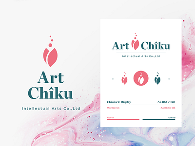 ArtChiku logo branding design logo typography vector