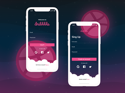 Daily UI Challenge #001 - Sign Up app dailyui 001 design ui