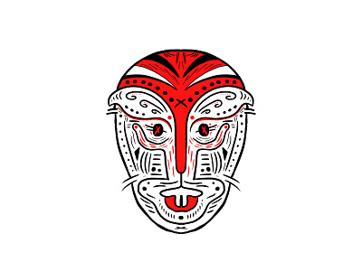 Mask design illustration mask