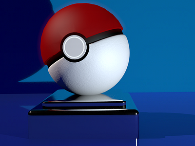 Pokeball 3d cinema4d pokeball render