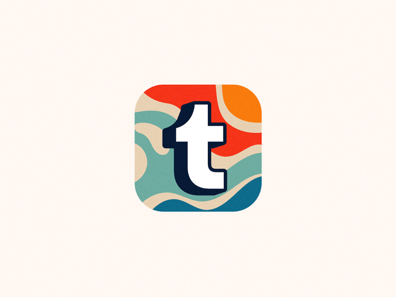 Design a new Tumblr app icon by creaziz on Dribbble