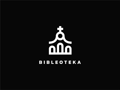 Bibleoteka branding design icon illustration illustrator logo minimal type typography vector