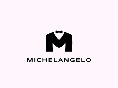 Wedding Officiant Michelangelo branding design icon logo minimal type typography