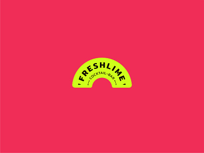 Freshlime Bar branding design icon logo minimal type typography