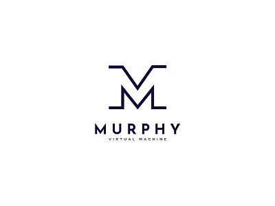 Murphy VM branding design icon logo minimal type typography