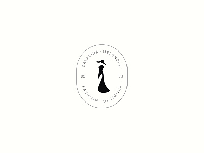 Catalina Fashion Designer branding design icon logo minimal type typography