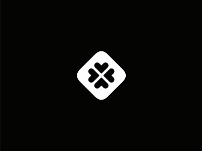 SquareHeart Pin branding design icon logo minimal type typography