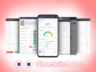 Checklist App app checklist app checklist design clean design design minimal ui