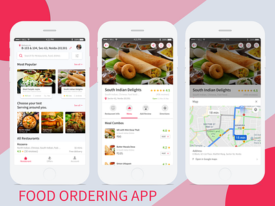 food ordering app 3x app clean design food food app food ordering minimal ui ux