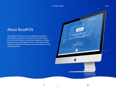 Bondpos Landing Page Shots