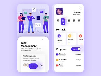 Task Management App app design icon prototype ui ui design ui ux design ux ux research