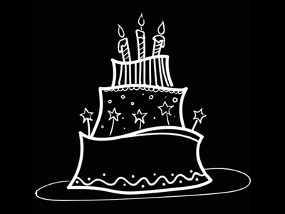 Vector Cake with stars stars cake vector вектор торт пнг пирог пнг illustration sketch sketching ink contouring