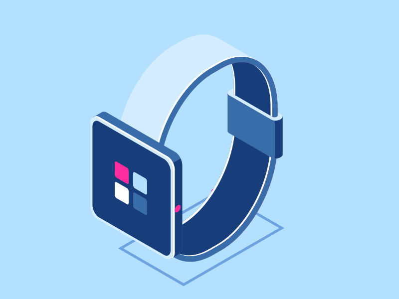 Isometric Watch 2.5d adobe after effect animation animation after effects gif animation html5 lottie lottiefiles svg animation ui uidesign uiux vector animation