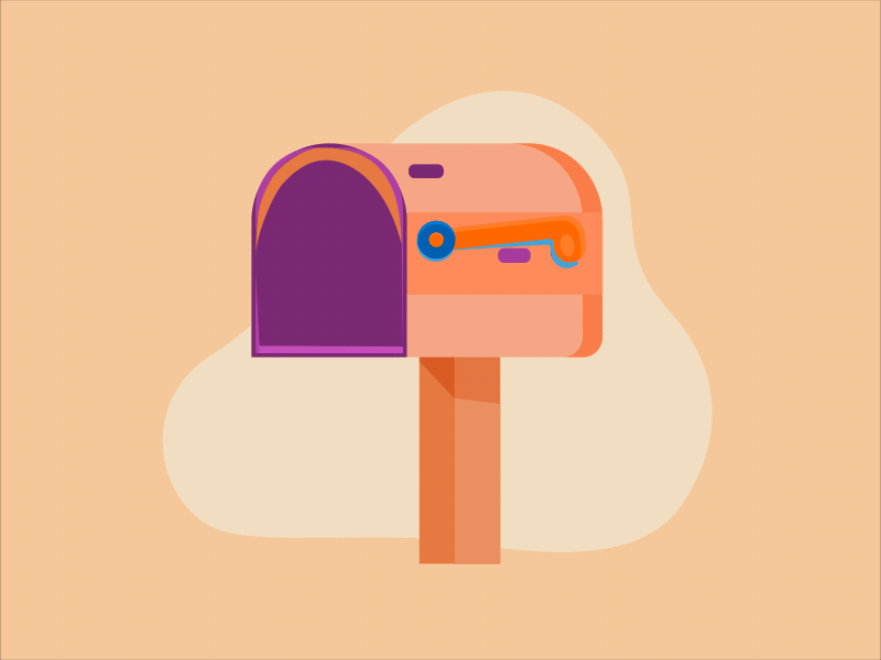 Mail Box/Letterbox 2.5d adobe after effect animation animation after effects app app animation app design free gif gif animation html5 illustration animation lottie lottiefiles svg animation vector animation