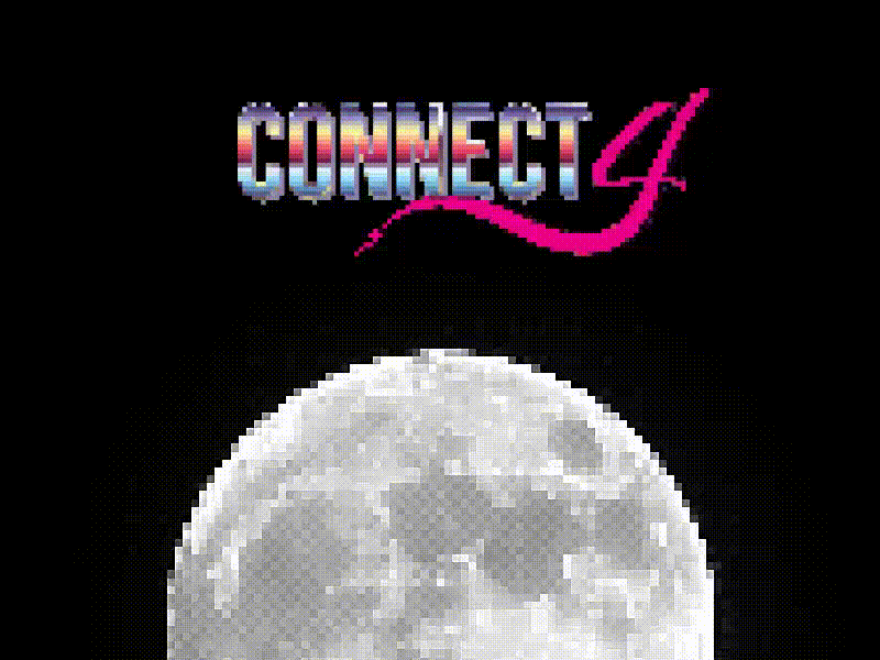 Connect4 game! 8bit animation design flat interface interface design pixelart retro