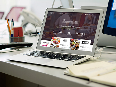 Restaurant Offers Project - work in progress macbook air offer offers responsive restaurant web design work progress