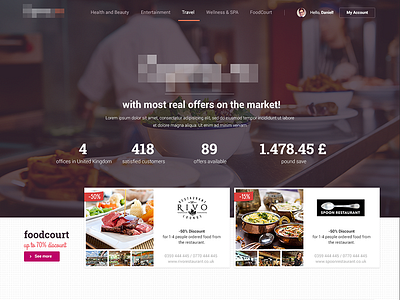 Restaurant Offers Project - work in progress macbook air offer offers responsive restaurant web design work progress