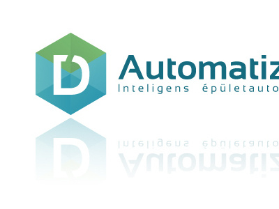 DAutomatizálás - logo for building management automatic building clean logo management minimal simple