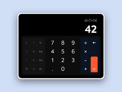 Calculator Dark