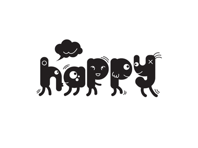 Happy typeface