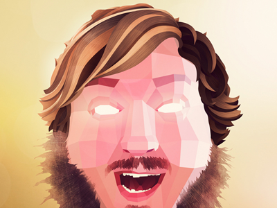 Danny Baranowsky hairy polygon portrait